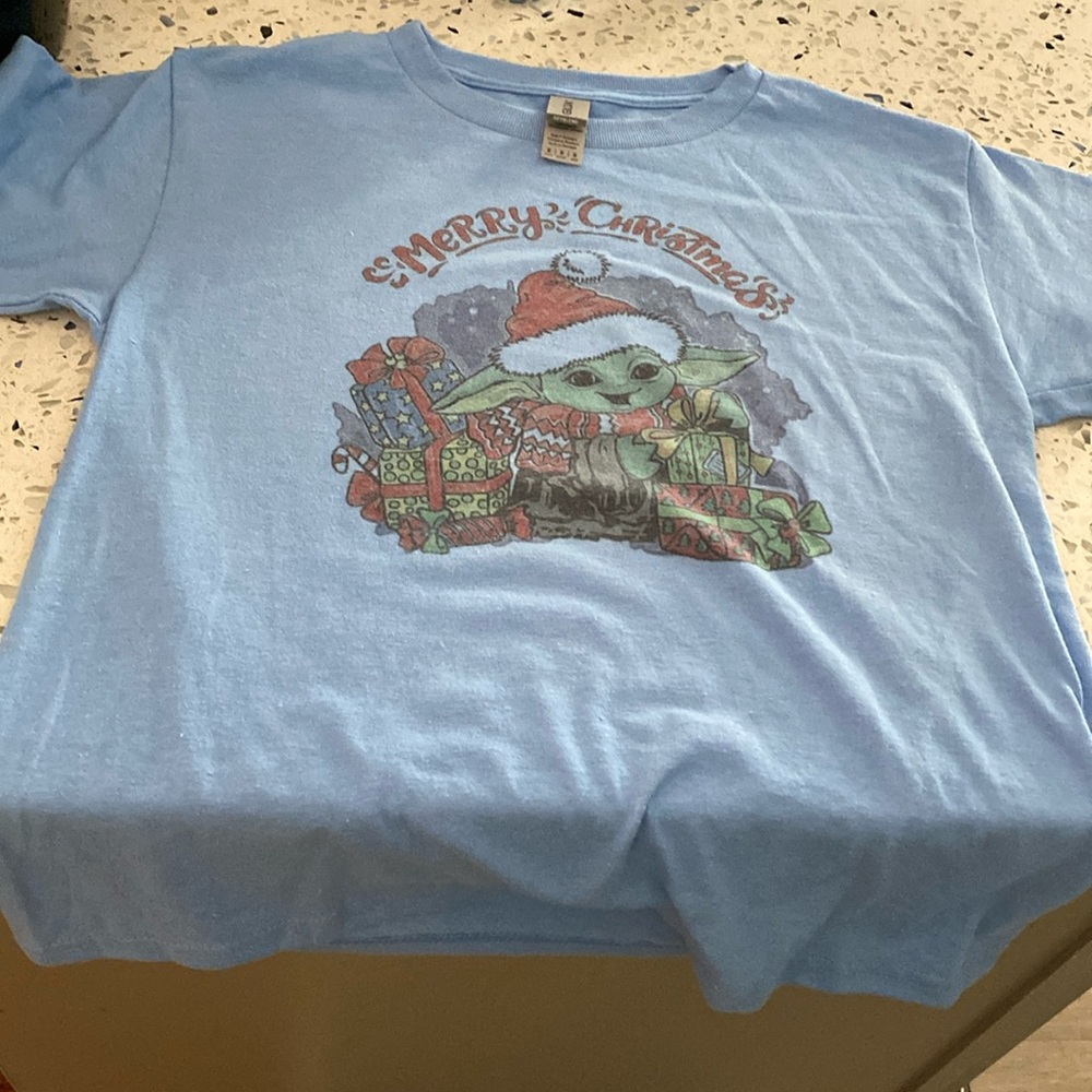 Gildan blue tee youth med sublimation by Rhonda - Nana’s Crafts